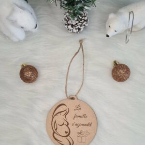 Boule de Noël “La famille s’agrandit “